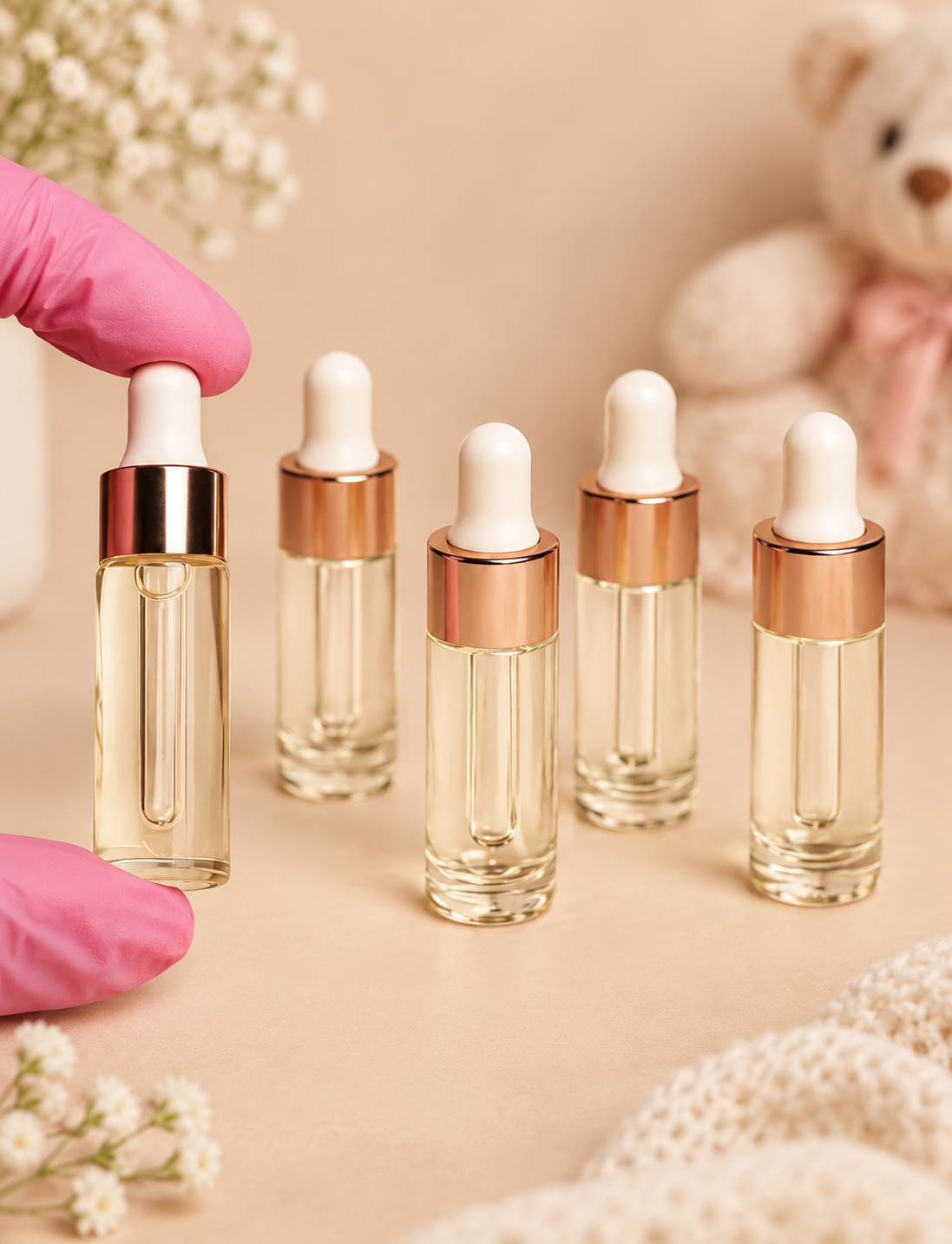 Goteritos con Aroma de Bebe - Paquete de 5 botellitas con 5 ml c/u